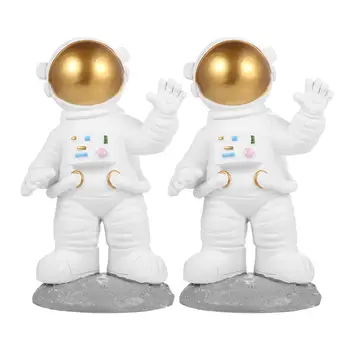 

2pcs Creative Astronaut Decor Home Decoration Desktop Adornment Tabletop Decor