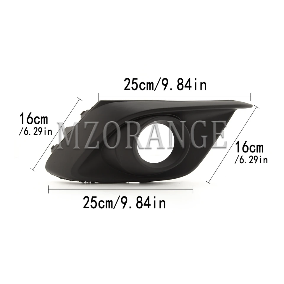 Auto Front Bumper Cover Cap Lower Grille Triangle Trim For Mazda 3 - View #4