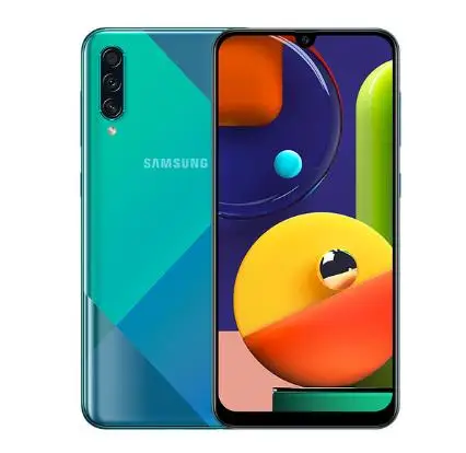 Зеленый Samsung Galaxy A50S 6GB 128GB 6," FHD+ Super Infinity u-дисплей Octa-Cor 48MP 4000mAh аккумулятор NFC Android-смартфон - Цвет: Зеленый