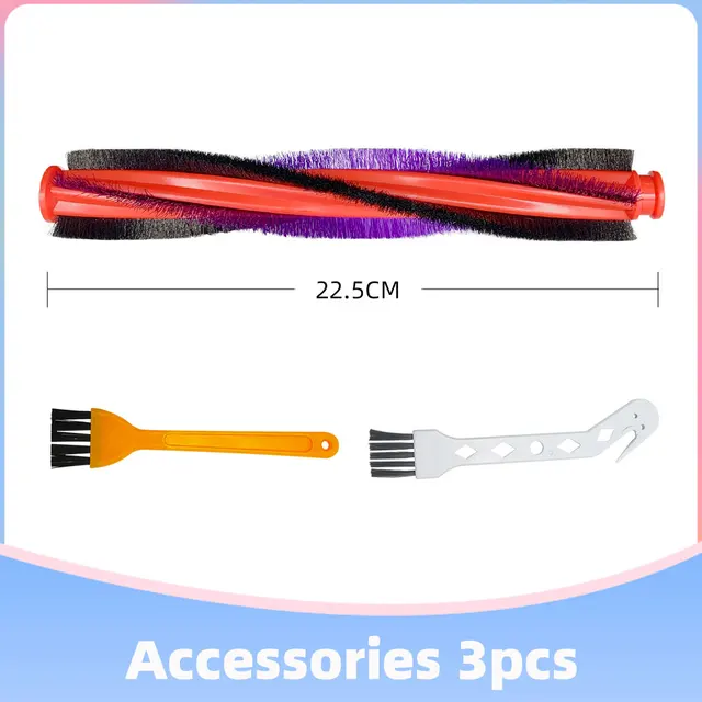 Dyson V6 Animal Fluffy DC59 DC62 SV03 SV073 Cordless Vacuum Cleaner Bristle Roller Brush Bar Pre-Filter Replacement Spare Parts 1pcs 22.5cm