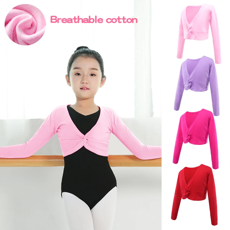 Ballet Shawl Coat New Autumn Winter Girls Kids Children Ballet Dance Shawl Coat Long Sleeve High Waist Outwear for Ballet