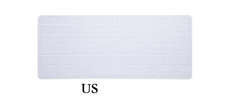 US-Clear Клавиатура для Macbook Pro retina 13 15 A1502 A1398, чехол для клавиатуры, тонкая, водонепроницаемая, защитная пленка - Цвет: US-Clear