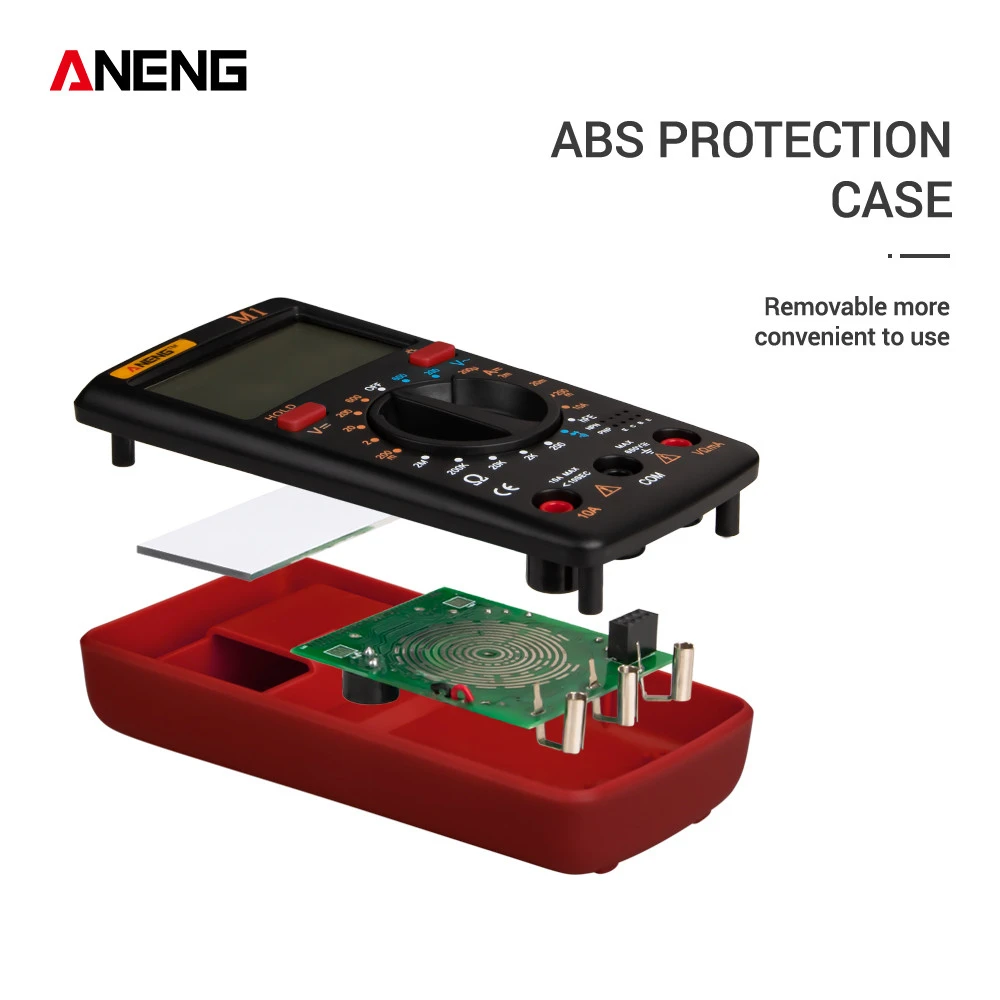 Ручной цифровой мультиметр ANENG M1 высокоточный тестер цепи и сопротивления