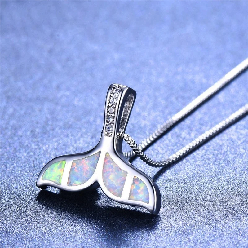 Женское ожерелье с подвеской в виде хвоста Кита|Подвески| |