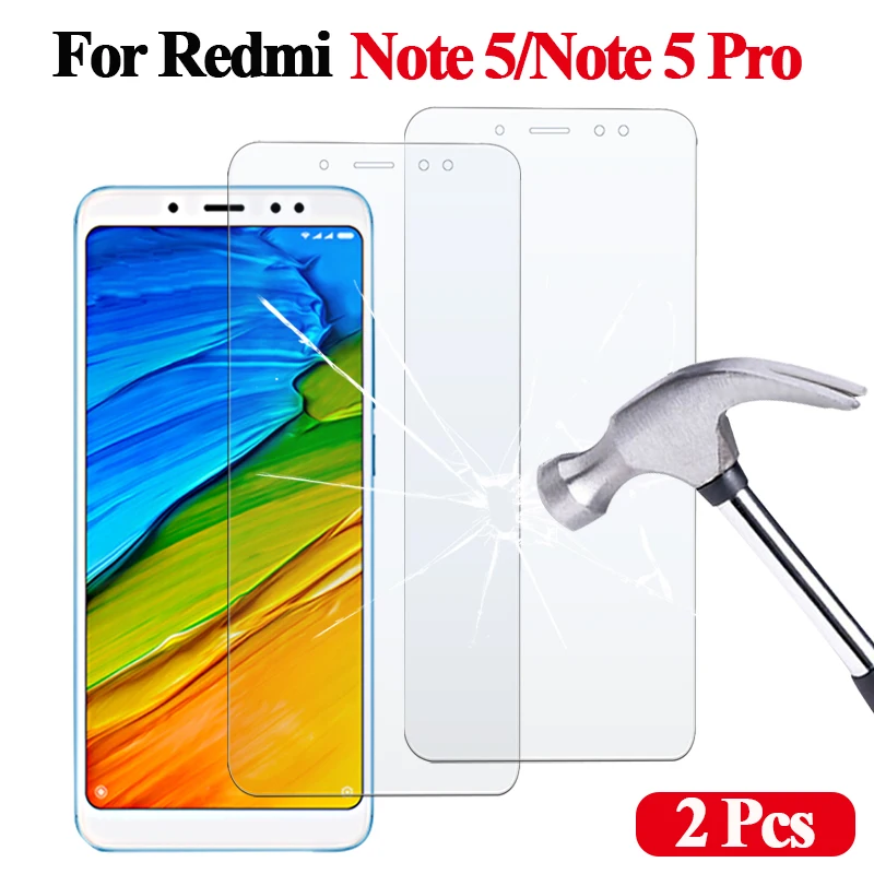 2 шт. Защитное стекло для Xiao mi Red Note5 5note Pro закаленное Redi Not5 5not Note5pro Re защита