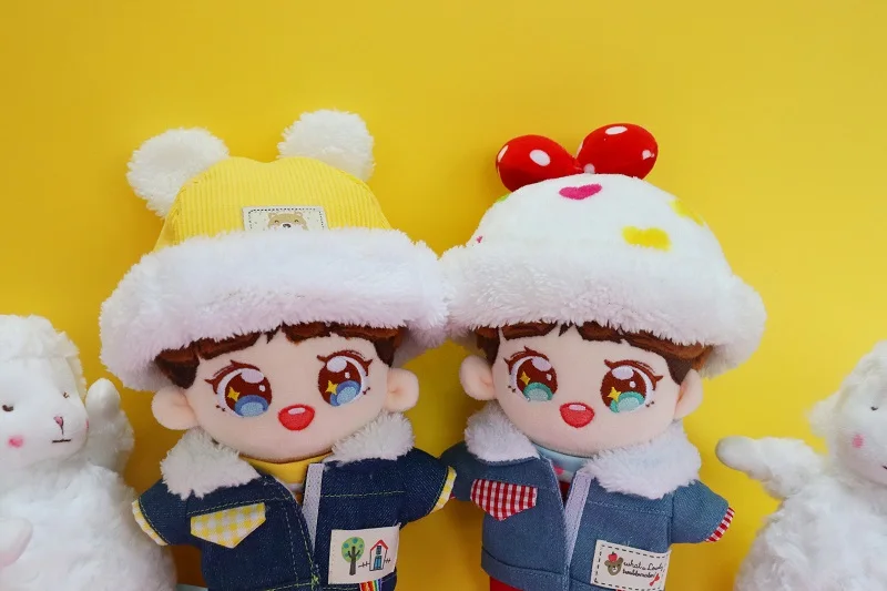 [MYKPOP] Одежда и аксессуары для куклы KPOP: милая Зимняя кепка для 20 см куклы KPOP EXO Bangtan Wanna One Fans коллекция SA19121302