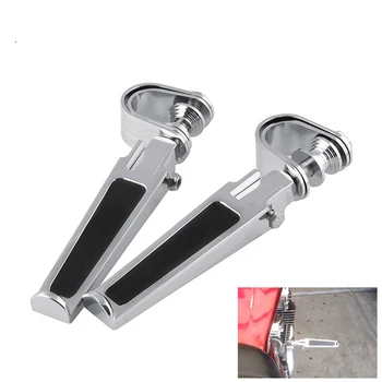 

Fine Quality 2pcs Motorcycle Engine Bumper Modified Folding U-type Foot Pegs Clamps Kit Foot Rest Pedals Motorbike Parts