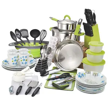 

Goodies 90 Pieces Cooking Pots With Frying Pan Stainless Pot Hot Pot And Pans Cookware Set