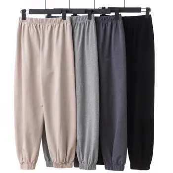 

Pants Women Autumn Outdoor Sport Solid Color High Waist Cotton Beam Foot Warm Pants Sports Long Pants Solid color corset pants