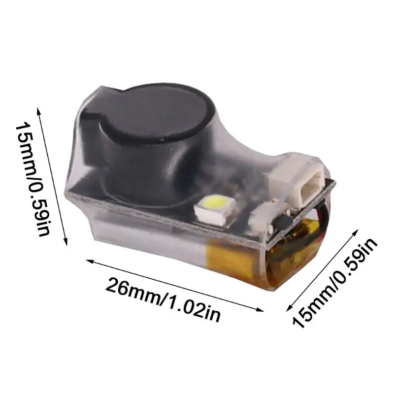 

JHE20B Finder BB Ringing 110dB Buzzer Alarm with LED Light Support BF CF for FPV