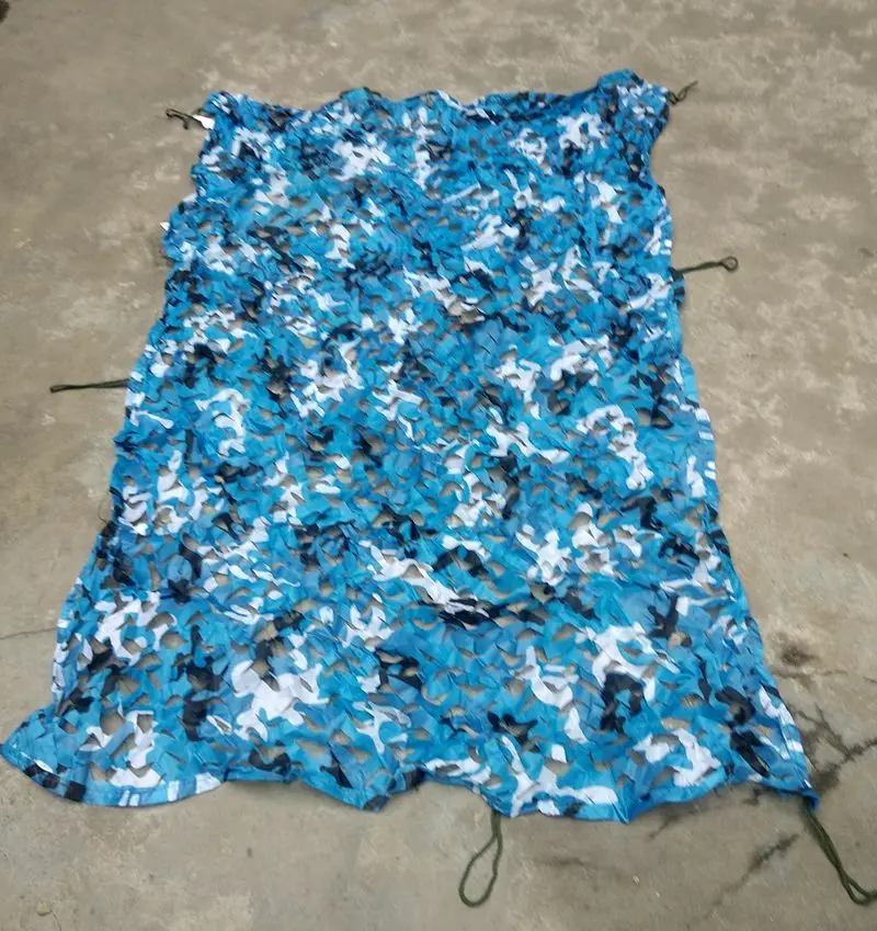 200 *150cm Blue Service Sky Net Harbourage Shelter Shield CAMOUFLAGE CAMO Cover Polyester | Дом и сад