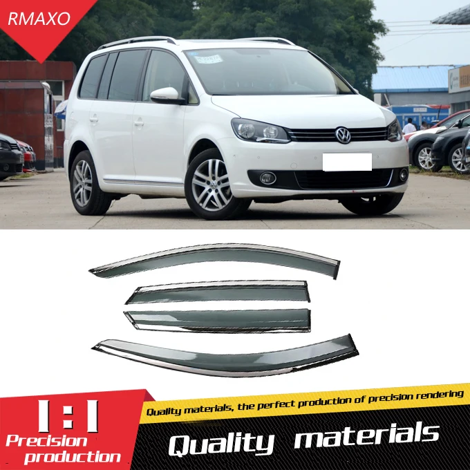 Защитный козырек от солнца и дождя для Volkswagen Touran 2011-2015 Пластиковые оконные
