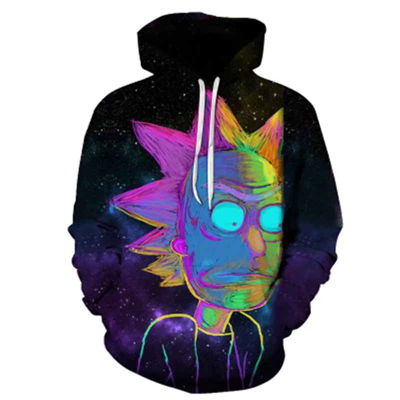 Новинка, Camiseta De Rick and marty, толстовки с 3D рисунком, унисекс, толстовка, мужская, брендовая, с капюшоном, на каждый день, спортивный костюм, пуловер, аниме, толстовка с капюшоном