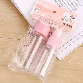 

1 SET Transparent PET spray bottle sub-bottle travel empty bottle set lotion remover cream paste bottle Travel accessories