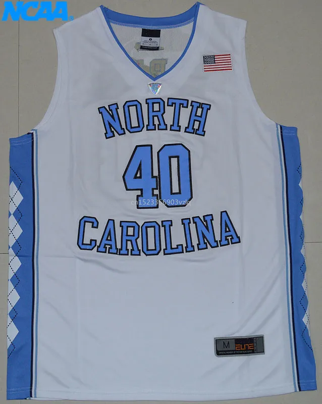 New Arrival High Quality North Carolina Harrison Barnes#40 College T-shirt Jersey S-XXXL
