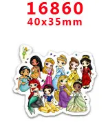 16860 30 шт мультяшный персонаж плоское украшение из смолы PR 23352 - Цвет: 16860