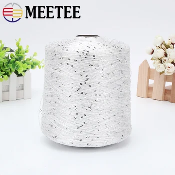 

500g Multi Color Paillette Yarn Sequins Knitting Natural Silk for Hand Needle Crochet Thread Line Sweater YA601