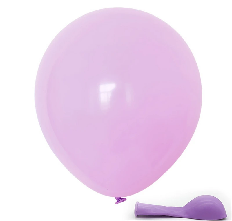 Праздничные воздушные шары 100pcs Macaron конфеты Цветной для дня рождения и свадьбы детского дня рождения вечерние детские игрушки шарики комплект пастельных аксессуары из латекса - Цвет: purple