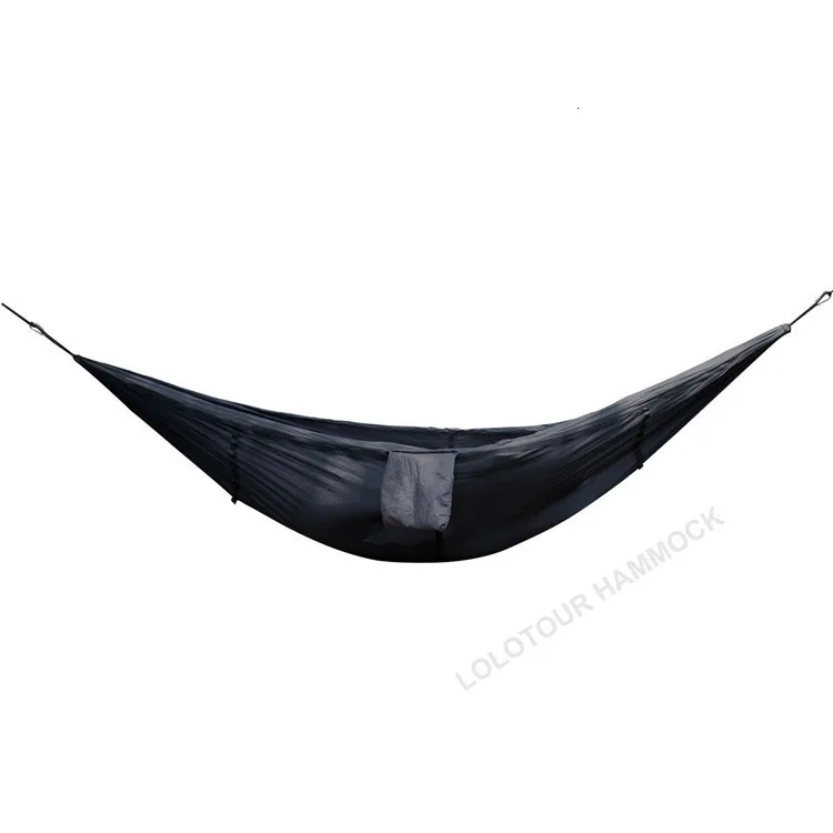 Camping Hammock with Mosquito Net Travel Portable Lightweight Hammocks with Tree Straps for Outsides Beach Patio Hiking Hiking