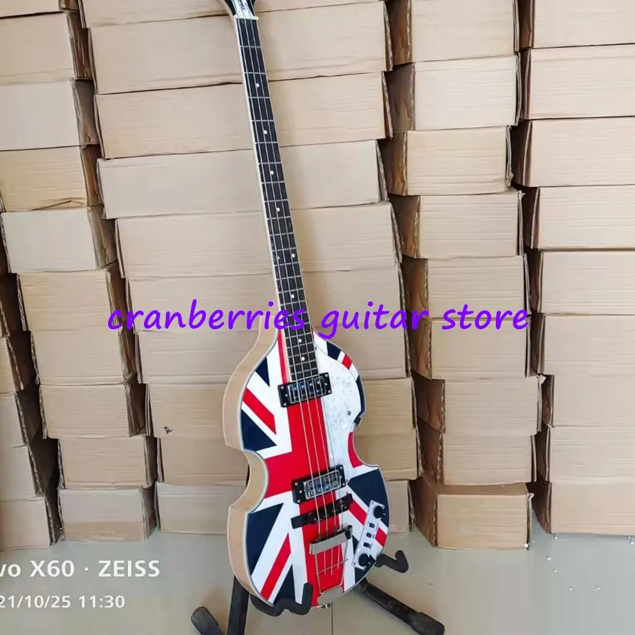 4-струнная фотография английская винтажная верхняя часть флага модель BB2