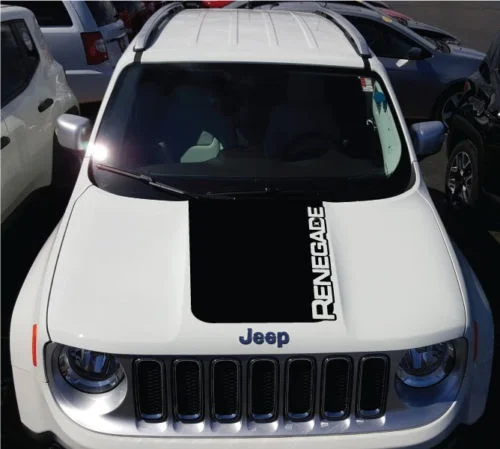 Для однотонного логотипа Renegade капюшон графическая виниловая наклейка боковой