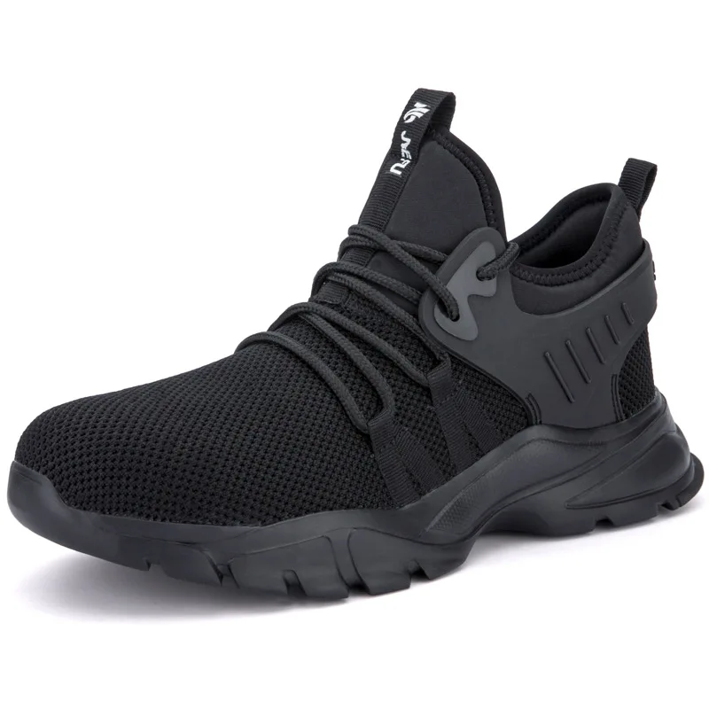 XIZOU Men safety shoe Air Mesh Steel Toe Work Shoes Working Shoes Safety Lightweight Puncture-Proof Safety Boots Dropshipping