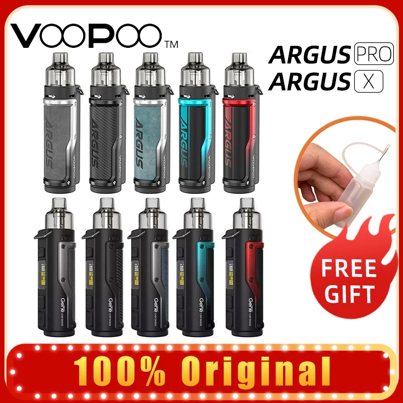 Original VOOPOO Argus Pro Argus X Kit 80W batería de 3000mAh 4,5 ml PnP Pod Pnp VM1 0.3ohm VM6 0.15ohm bobina E cigarrillo vaporizador