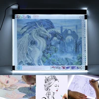 Elice A3 A4 A5 Tablet graficzny diamentowa tabliczka do rysowania/malowania USB Art Copy Pad pisanie szkicowanie Wacom Tracing podświetlana podkładka led 4