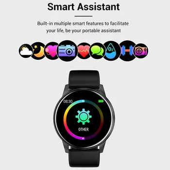 

Hot Sale Heart Rate Blood Pressure Oxygen ZL01 Smart Watch Men and Women IP67 Waterproof Sports Path Weather Forecast SmartWatch