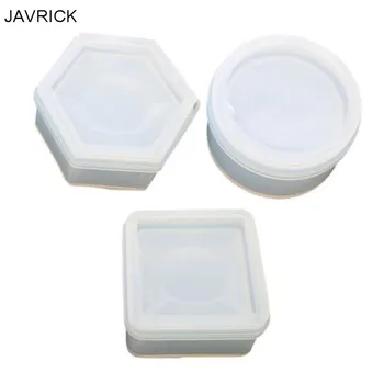 

3Pcs Crystal Epoxy Resin Mold Storage Box Casting Silicone Mould DIY Making Tool