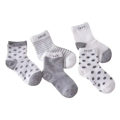 Grey L Модные милые повседневные удобные мягкие носки до лодыжки теплый подарок для мальчиков и девочек - Цвет: Grey L