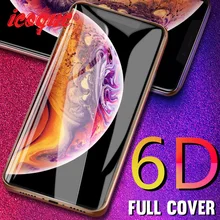 6D закаленное стекло для Apple iphone 11 Pro XS Max XR полное покрытие стекло iphone 11 протектор экрана для iphone 11X7 8 6 s Plus пленка