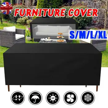 

Large size Oxford Cloth Furniture Dustproof Cover For Rattan Table Cube Chair Sofa Waterproof Rain Garden Patio Protective Cover