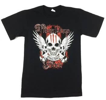 

Three Days Grace Since 1992 Skull Black T Shirt New Official Band Merch