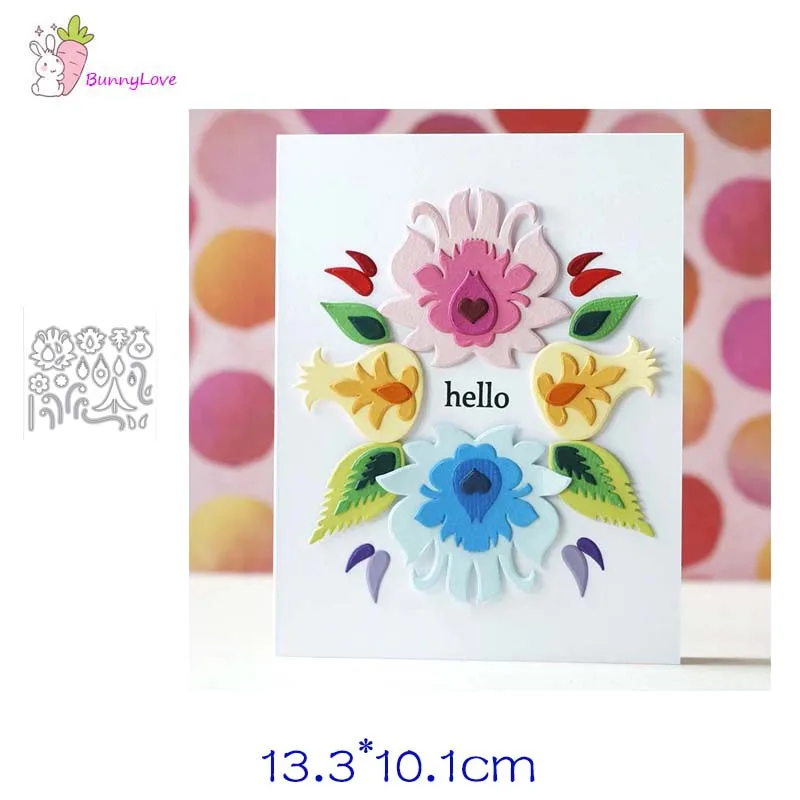 

Cannibal flower Metal Cutting Dies Stencils Scrapbooking Album Paper Decorative Craft Embossing New 2019