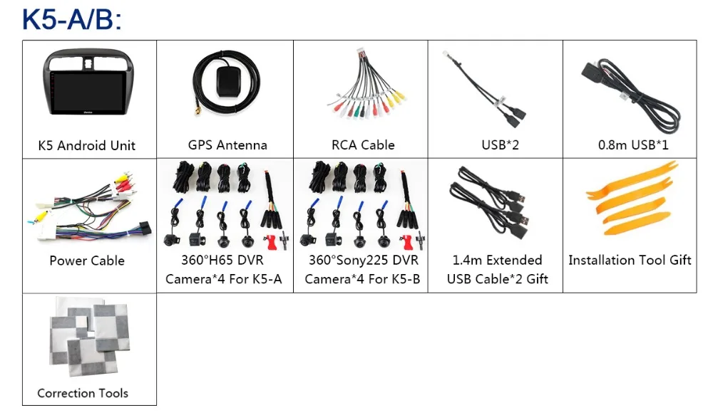 Excellent 360° Panoramic 4×AHD Camera Android 9.0 8Core 4G+64G DSP CarPlay Car Player for Mitsubishi Mirage Attrage GT G46 2012-2018 29