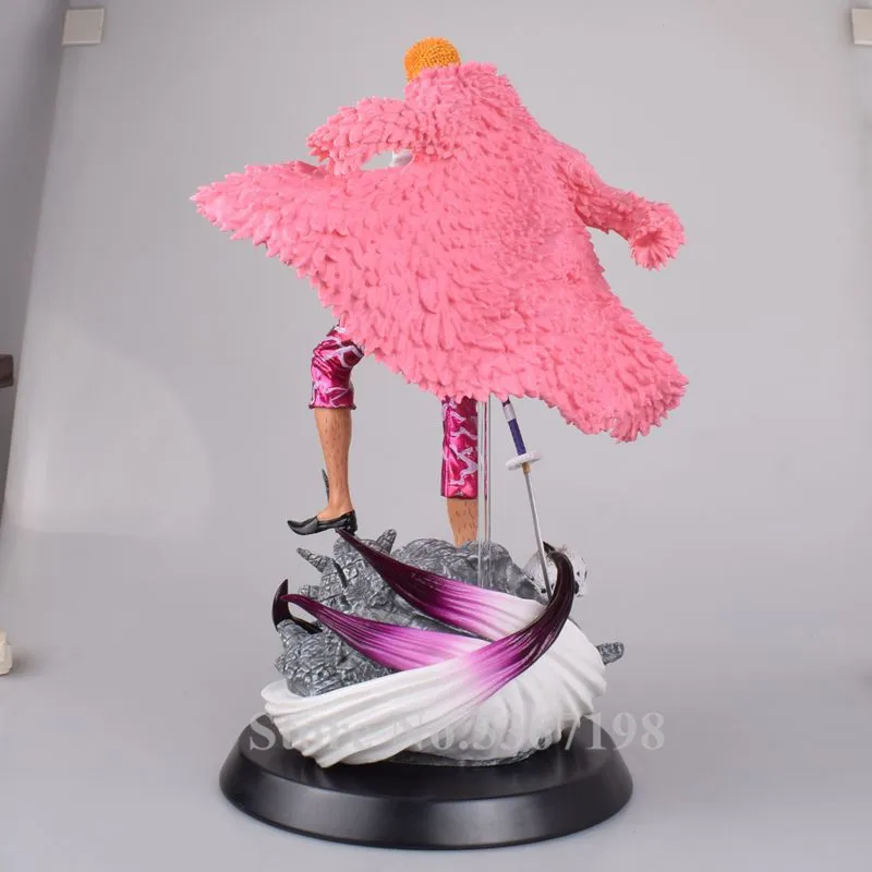 Новинка Аниме one piece Donquixote Doflamingo GK статуя ПВХ фигурка коллекция аниме фигурка модель игрушечная Статуэтка кукла подарки 37 см