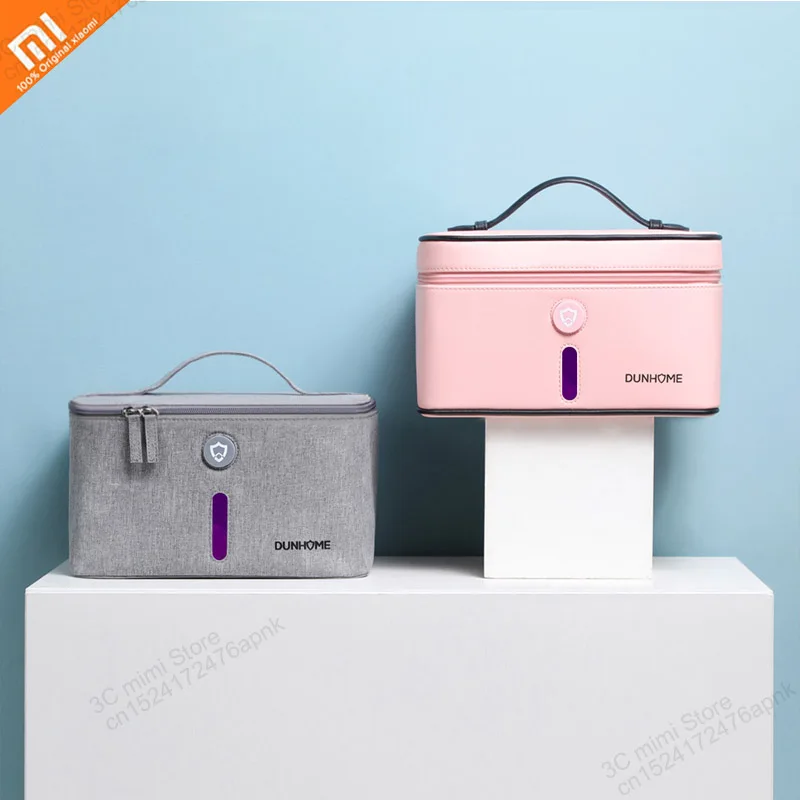 Xiaomi mijia коробка для дезодорирования Светодиодный УФ Портативный свет отрицательная ионная стерилизация коробка сумка для хранения чехол для путешествий на открытом воздухе 8 Вт