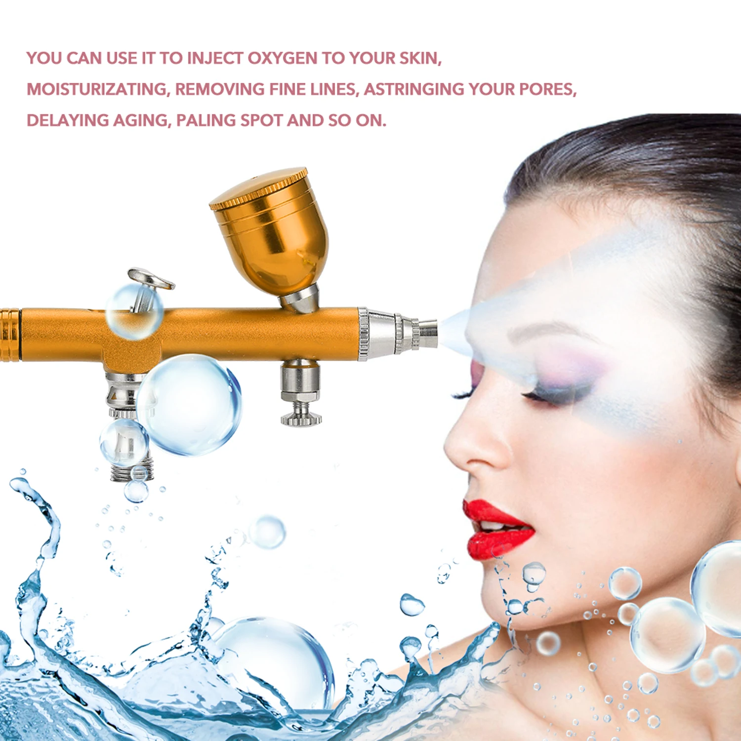 

Hot KKMOON Portable Airbrush Kit Mini Size Spray Pump Pen Air Compressor Set for Art Painting Craft Cake Spray Model