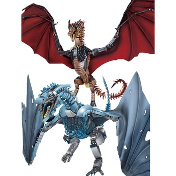 

New Game Dragon of Thrones Viserion Black Death Balerion Action Figures Building Blocks Collectible lepining Toys For Gift