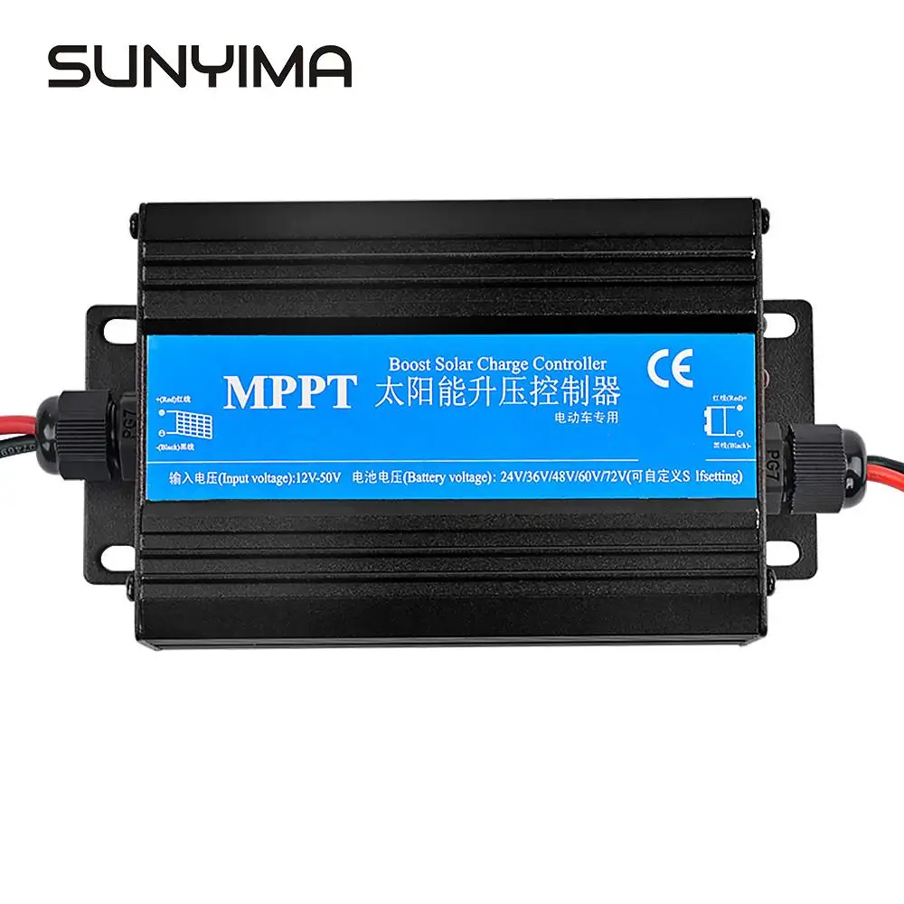 SUNYIMA регулятор напряжения 24 В/36 В/48 В/60 в/72 в MPPT контроллер заряда солнечной