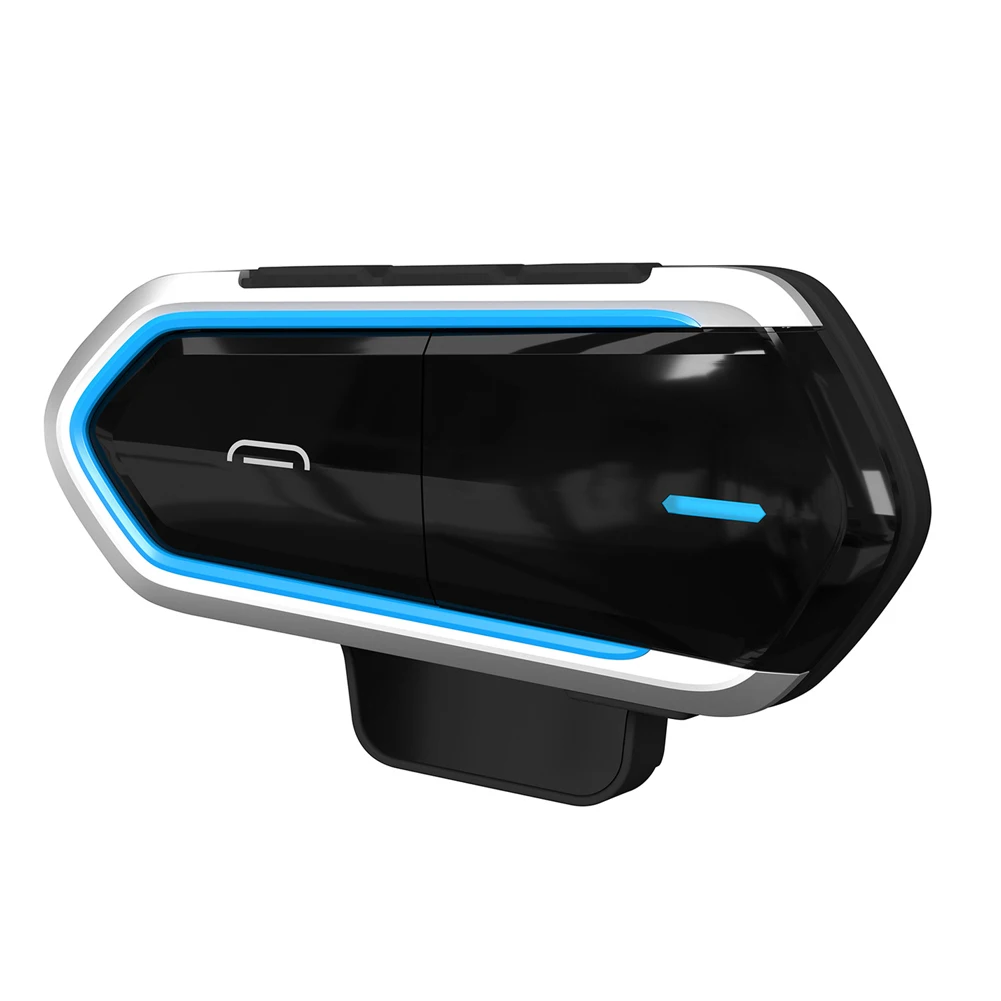 Синий Мотоцикл домофон Bluetooth гарнитура водонепроницаемый беспроводной Голосовое управление переговорные GK8899 - Цвет: Синий