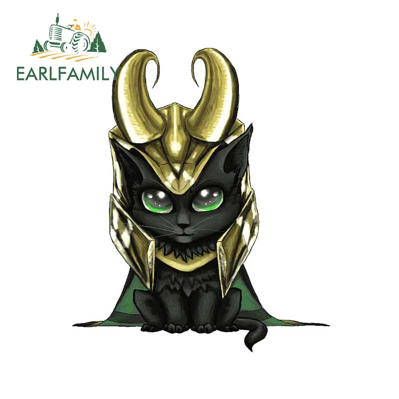 EARLFAMILY 13 см x 11 для Loki Frigga Kitten наклейки на лобовое стекло устойчивые к царапинам