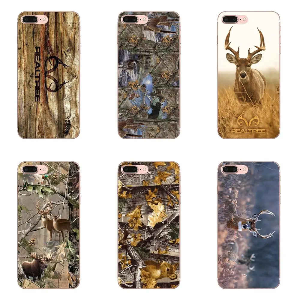 Realtree олень камуфляж Diy красочный рисунок ТПУ для HTC U11 Life Capa Plus U 11 U12 | Мобильные