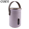 600ml Electric Stew Cooker Portable Health Pot Scented Tea Maker Soup Cup Porridge Heating Machine Water Boiler Office Warmer 3