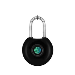 Serrure électronique antivol sans clé pour la maison, rechargeable par USB, cadenas intelligent étanche à empreintes digitales, idéal pour les bagages 
