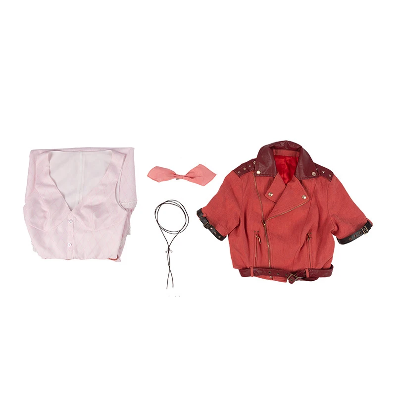 CosDaddy Aerith Gainsborough костюм женщины финальный косплей розовый Фэнтези платье наряд полный комплект