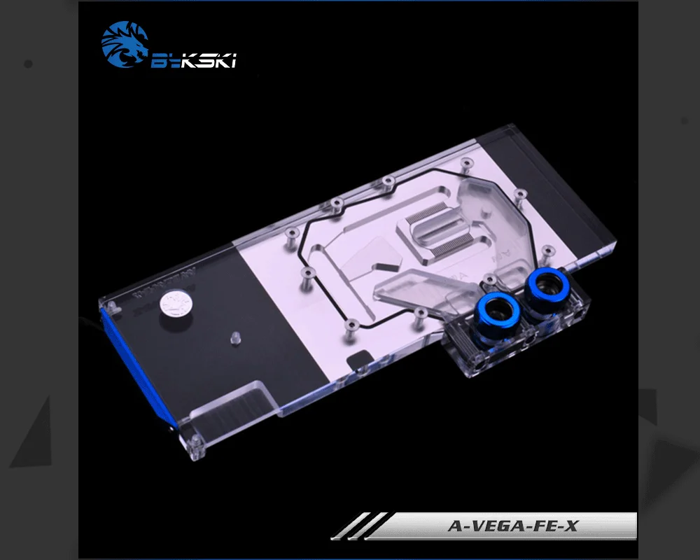 Bykski A-VEGA-FE-X, полное покрытие видеокарты водяного охлаждения блок RGB/RBW, для основателя издание VEGA, сапфир/XFX/Dataland