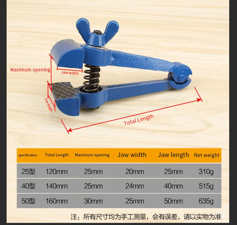 Portátil Mini Heavy Duty Jaw, Vice Precision