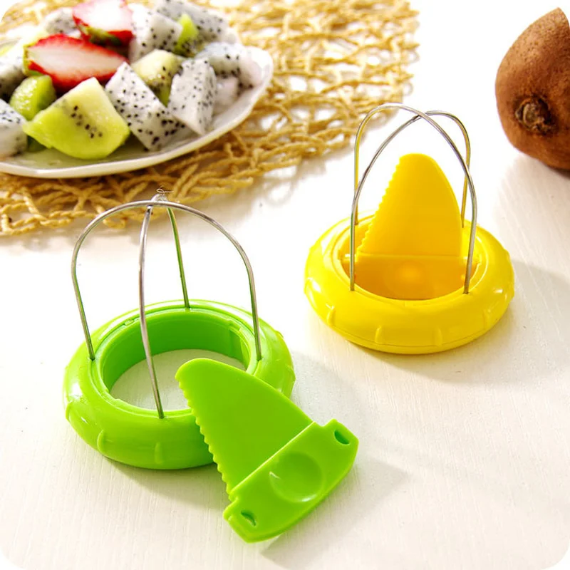 Kitchen Accessories Kiwi Cutter Peeler Slicer Detachable Kitchen Gadget Fruit Peeler Salad Cooking Tool Kiwi Grater Cutter Tool. 